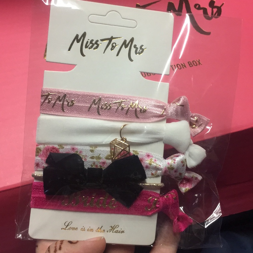Miss to Mrs hair ties